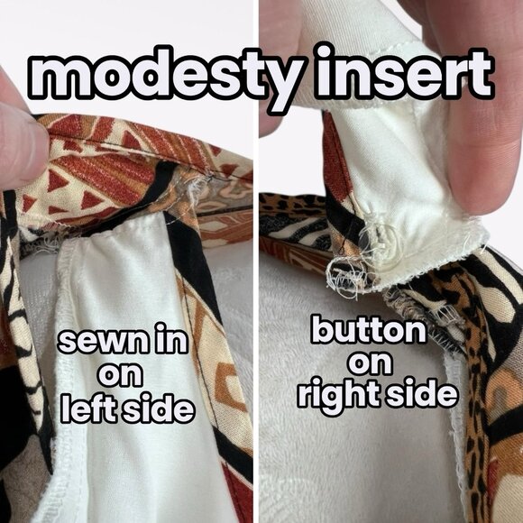 Vintage Bobbie Brooks Animal Print Button Up Shirt XL - Picture 8 of 9